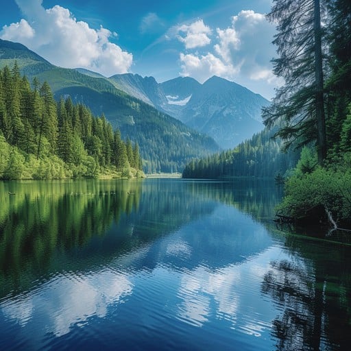Mountain Lake Reflection